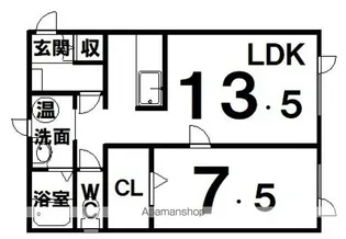 ARMレジェンドⅨ【2階】の間取り